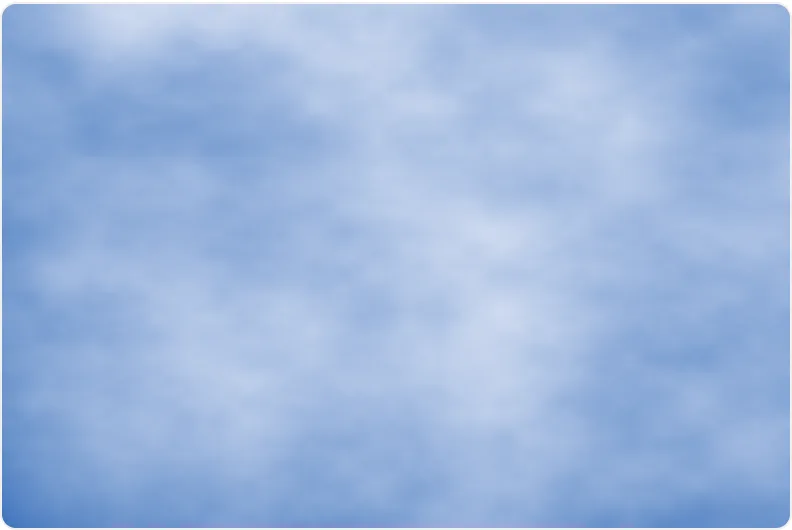 fBm clouds shader, written in TypeScript and compiled by TypeShade, rendered at build time.