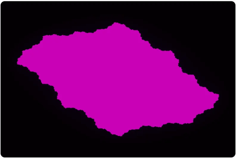 Julia set shader, written in TypeScript and compiled by TypeShade, rendered at build time.