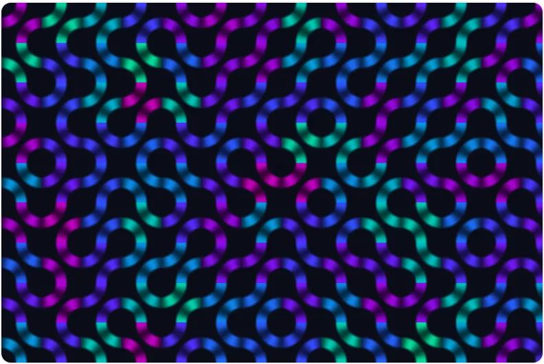 Truchet tiles shader, written in TypeScript and compiled by TypeShade, rendered at build time.